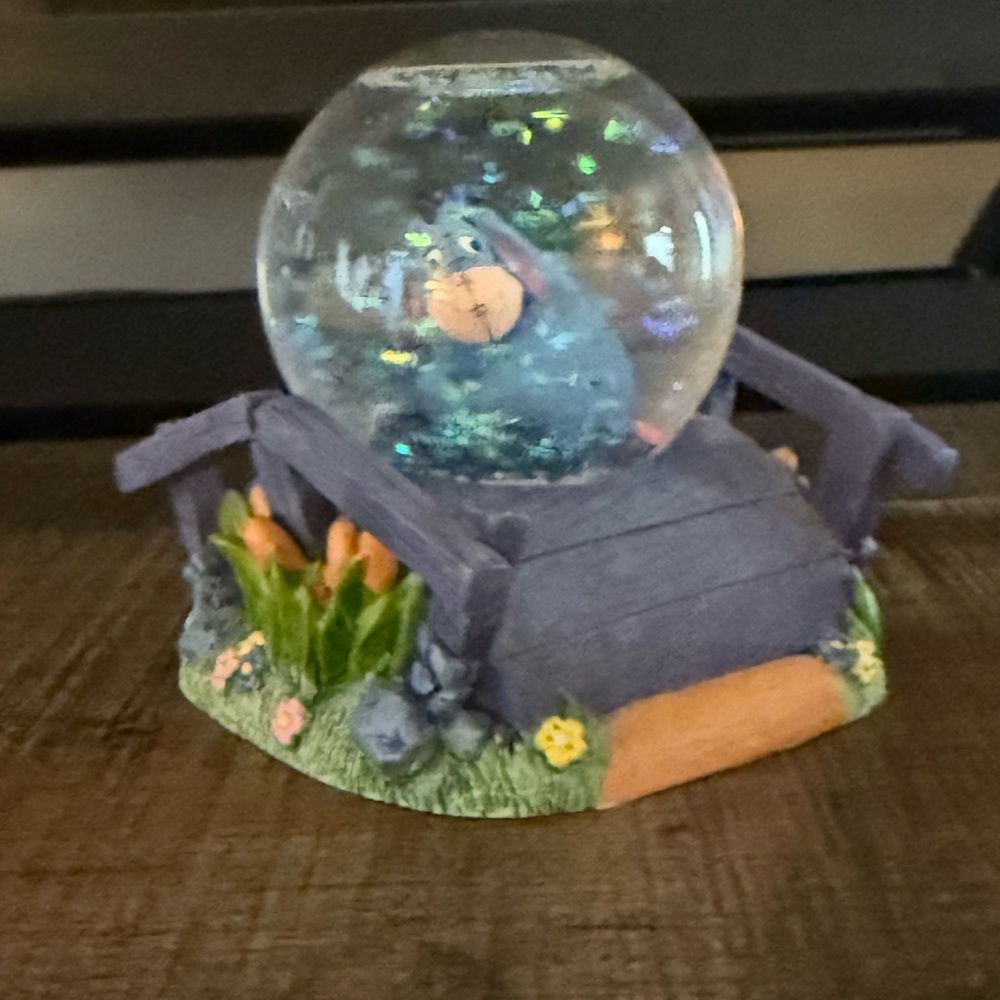 Charming Purple Snow Globe with Eeyore